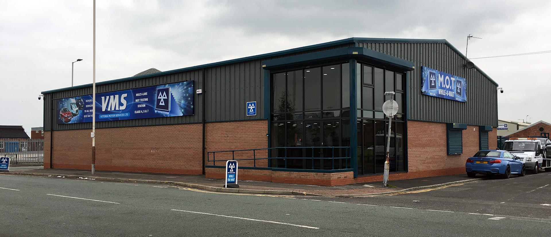 Vittoria Motor Services MoT Testing Centre in Birkenhead, Wirral
